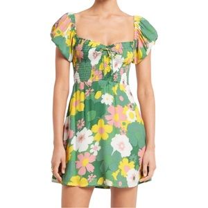 Faithfull the Brand Domenica Mini Dress NWT